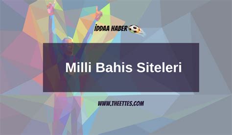 milli bahis siteleri