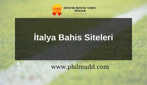 italya bahis şirketleri