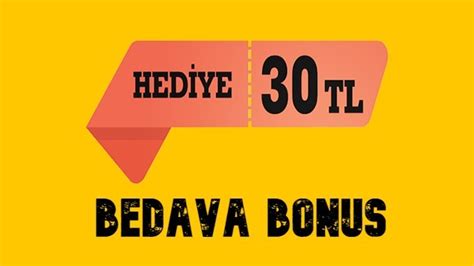 30 tl uye bonus veren bahis sitesi